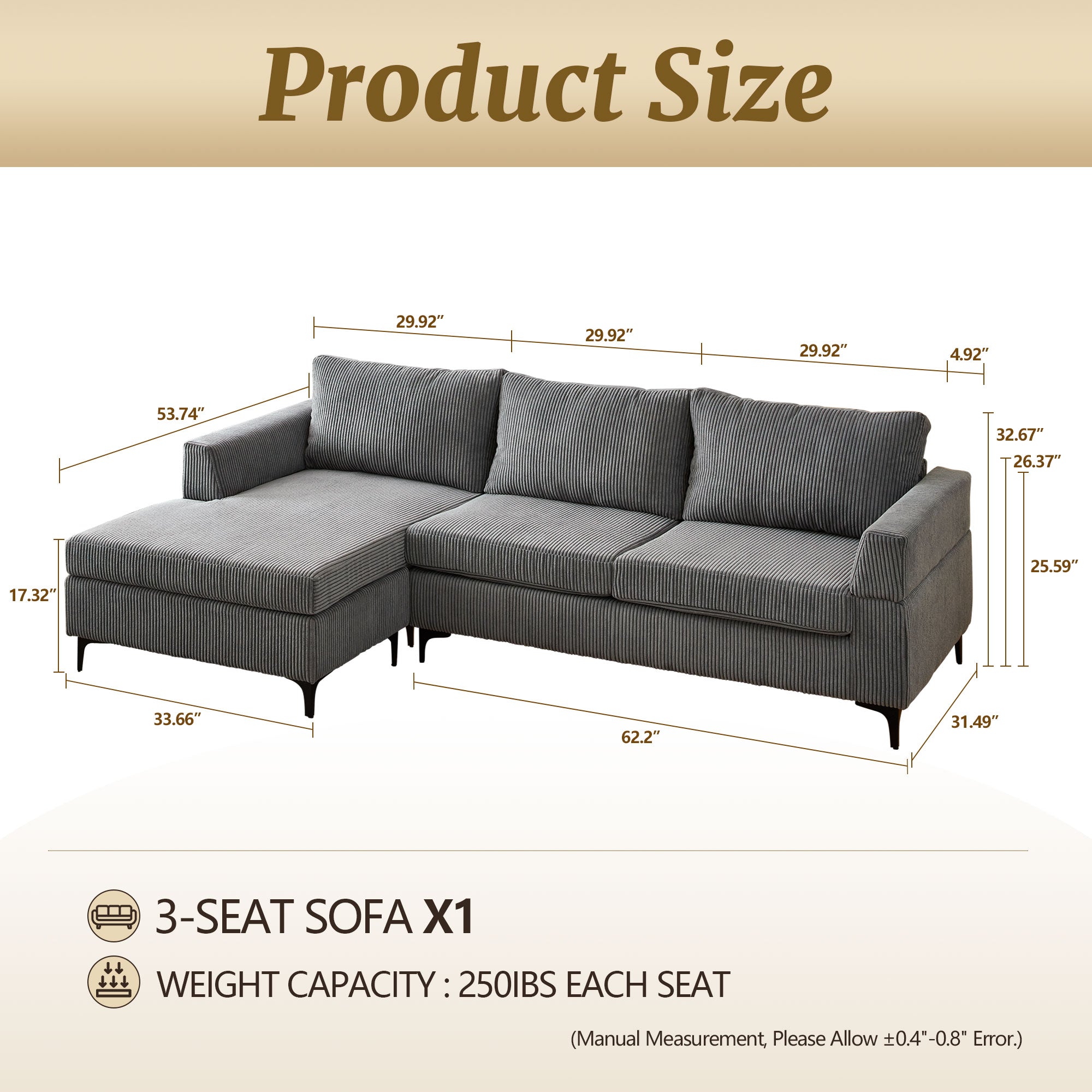 Xizzi-Furniture-TESLA-Chaise-Longue-Sofa-Grey-Wale-Corduroy