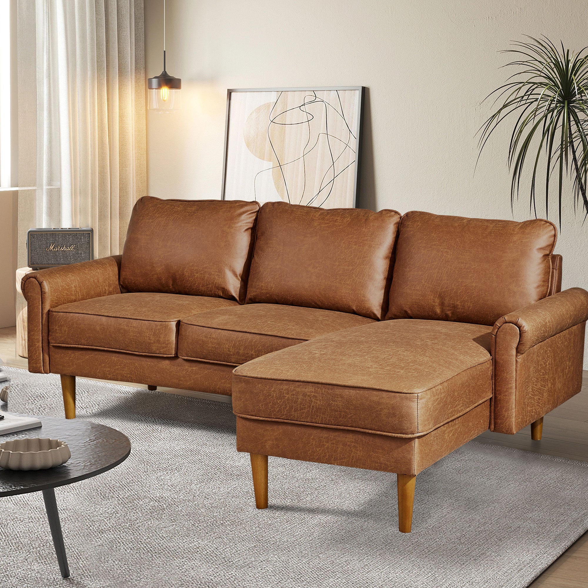 Xizzi-Furniture-TSG-Chaise-Longue-Sofas-Light-Brown-Suede-Right-Chaise