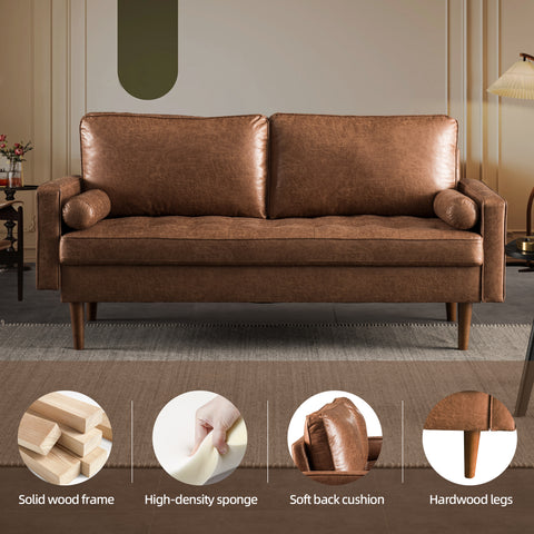 Xizzi-Furniture-YSL-Loveseat-Sofa-Light-Brown-Suede